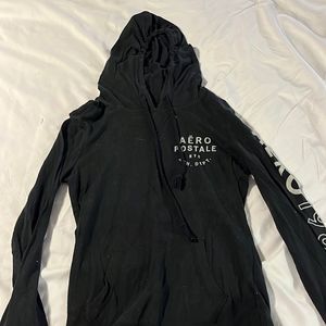 Aeropostale long sleeve black with hood